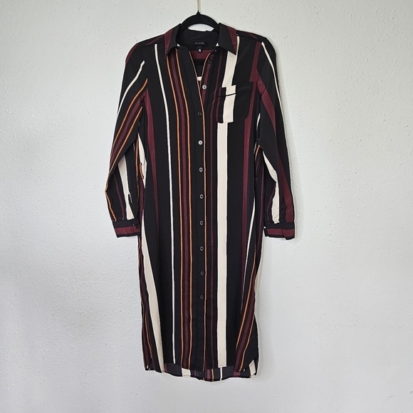 Who What Where Longline Multi Color Shirt Career Dress Size XS - Picture 1 of 12